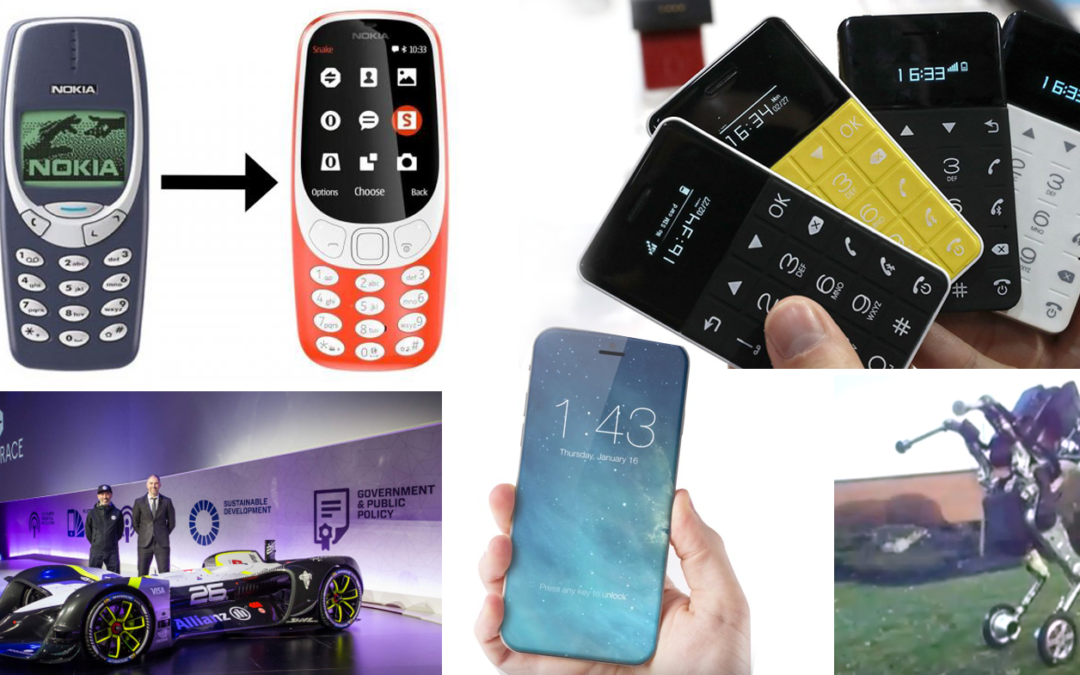 DigiDigest 01: Nová Nokia 3310 a iné hlúpe mobily, iPhone 8, robot parkourista atď.